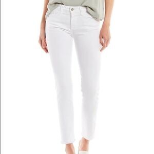 Joe’s ‘The Lara’ High-Rise Skinny Ankle Frayed Hem Jeans